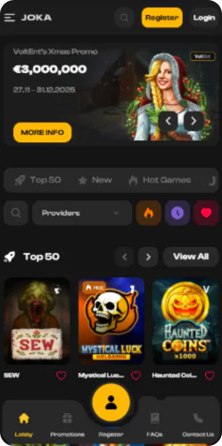 Joka Casino Page d'Accueil